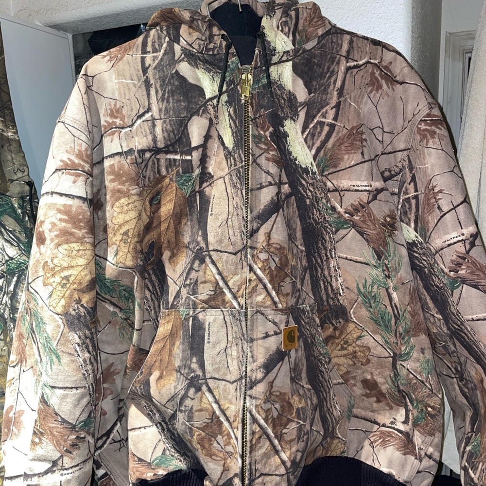 Carhartt Camo Jacket J221-CAP Realtree AP Mens Size XLT USA Union Made